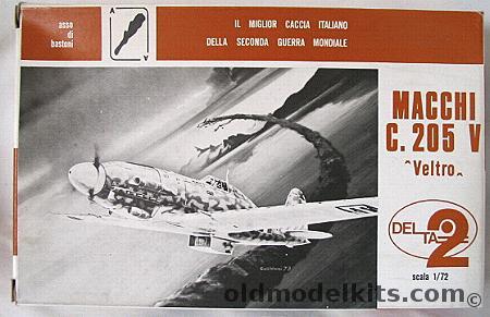 Delta 2 1/72 Macchi C.205 V plastic model kit